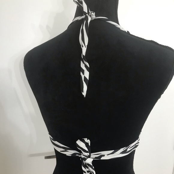 Victoria Secret Zébra Triangle Bikiniu - Picture 4 of 6